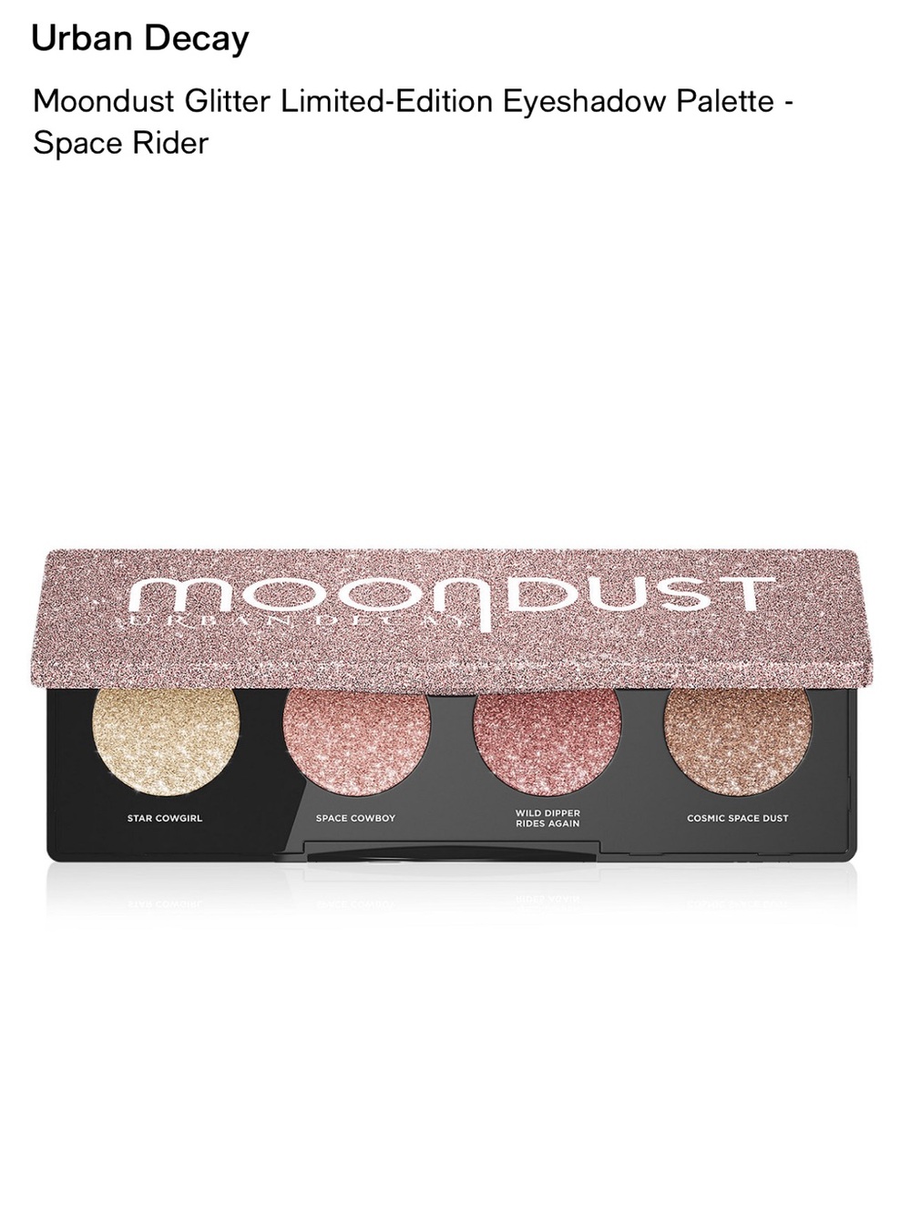 Urban Decay Moondust Eyeshadow Palette - Space Rider (Gold, Rose Gold)
